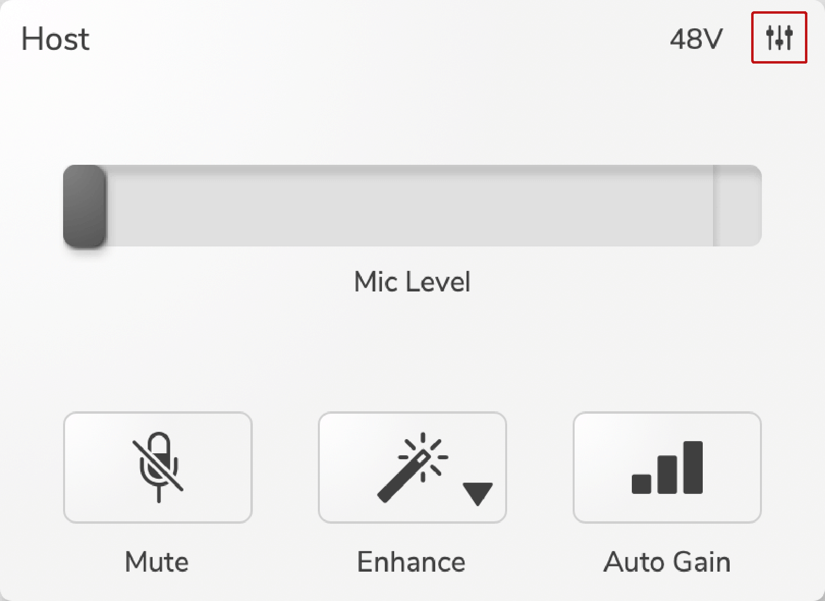 Vocaster Hub's Host input with the Edit button annotated.