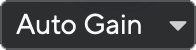 The Focusrite Control 2 Auto gain button.
