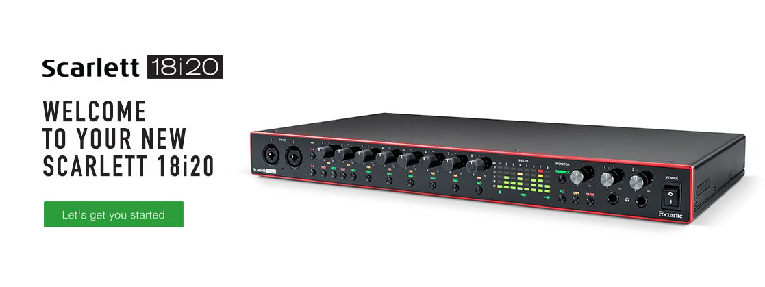 Getting started with your Scarlett 18i20 3rd Gen – Focusrite
