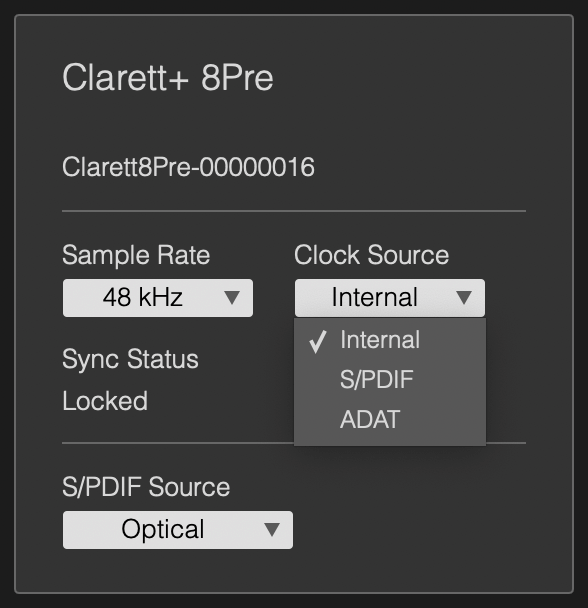 Clarett__Focusrite_Control_Clock_Source.png