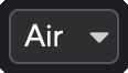 The Focusrite Control 2 Air menu, off.
