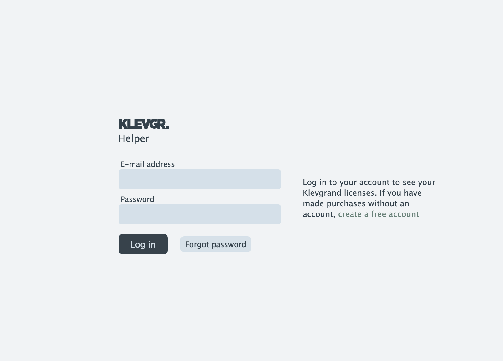 Klevgrand_Essentials_Bundle_Klevgrand_Helper_Login.png