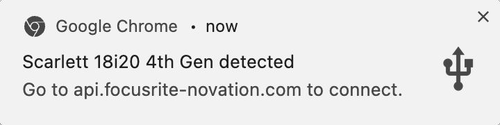 A screenshot of the Google Chrome Easy Start pop-up on macOS.