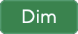 The Dim button (on) in Focusrite Control 2