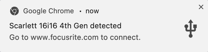 A screenshot of the Google Chrome Easy Start pop-up on macOS.