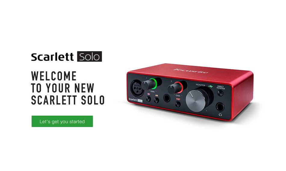 S3G Solo Easy Start landing page