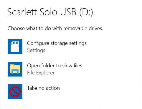 S3G Solo Easy Start File Explorer popup Windows