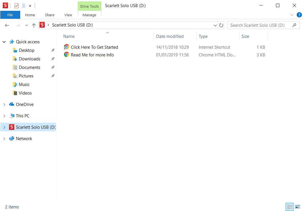 S3G Solo Easy Start File Explorer Windows