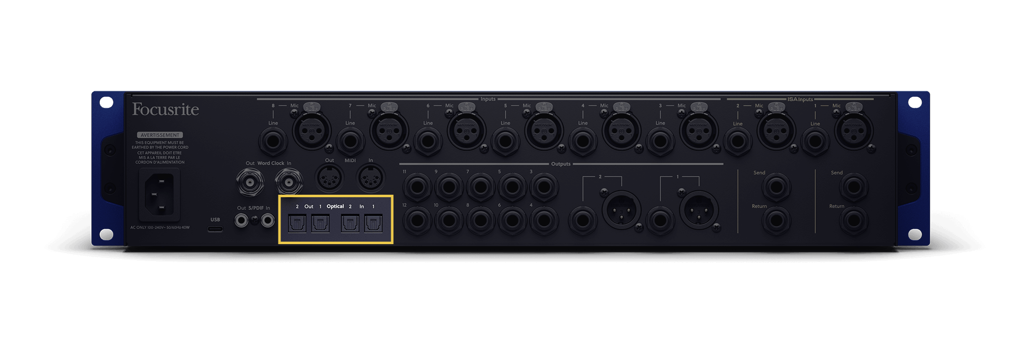 ISA_C8X_Back_Panel_Optical_connections.png