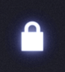 A cutout of the Scarlett 18i20's front panel Lock LED, the Sync status icon.