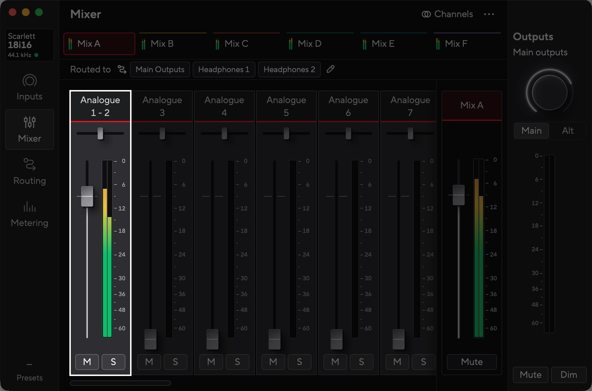FC2 Linking Channels Analogue 1-2 linked