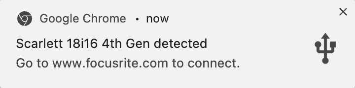A screenshot of the Google Chrome Easy Start pop-up on macOS.