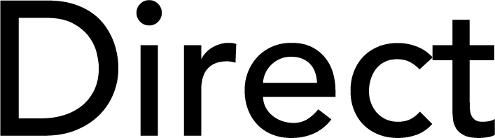 The Direct icon that appears on the front panel of your Scarlett.