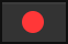 A screenshot of Pro Tool's record enable button, off.