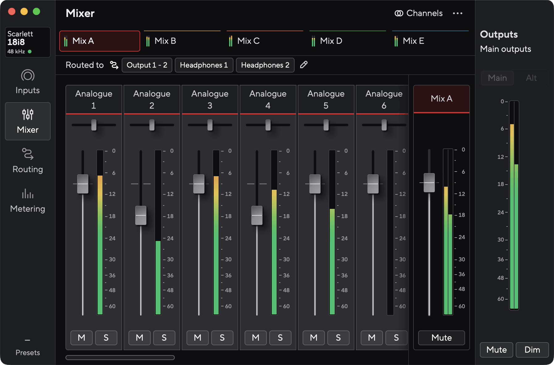 FC2 Mixer S3G 18i8